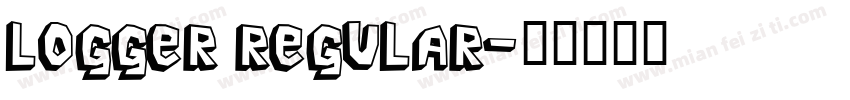 Logger Regular字体转换